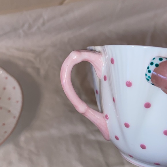 Vintage Shelley England Polka Dot Tea Cup & Saucer